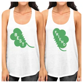 Best Friend Clover Best Friend Matching Tanks For St Patricks Day