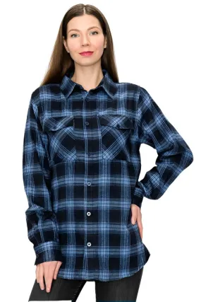 Boyfriend Oversize Checker Plaid Flannel