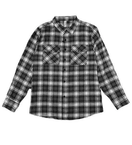 Boyfriend Oversize Checker Plaid Flannel