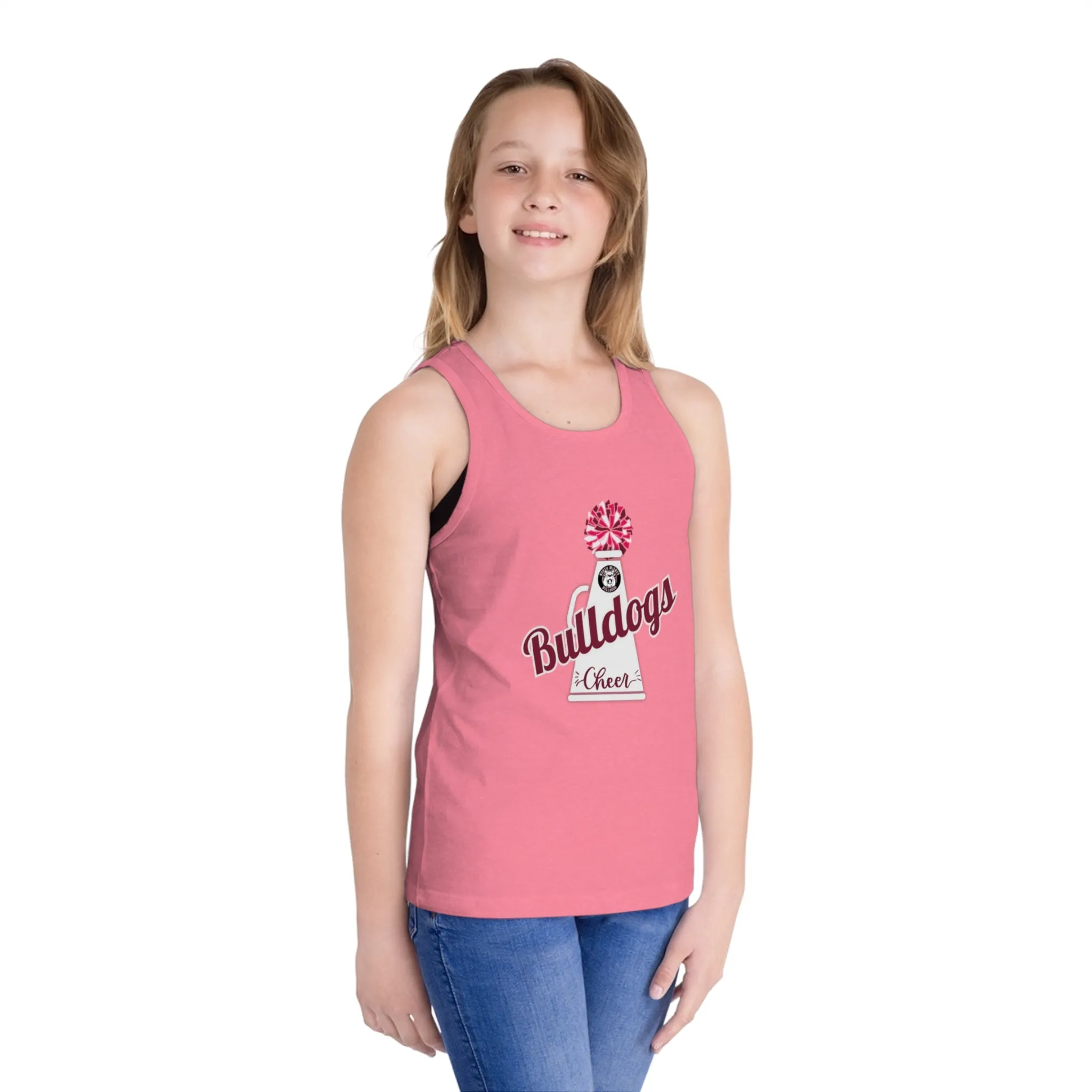 Bulldogs Cheer Girls Tank Top