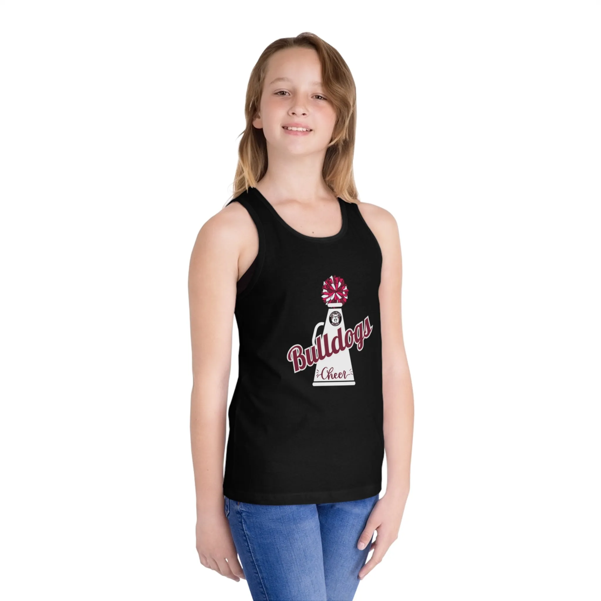 Bulldogs Cheer Girls Tank Top