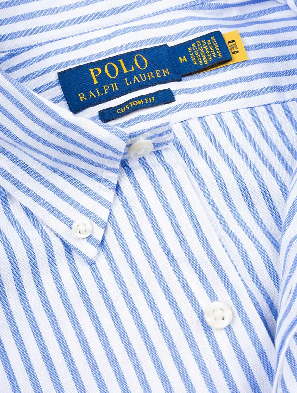 Buttondown Oxford Stripe Shirt Blue