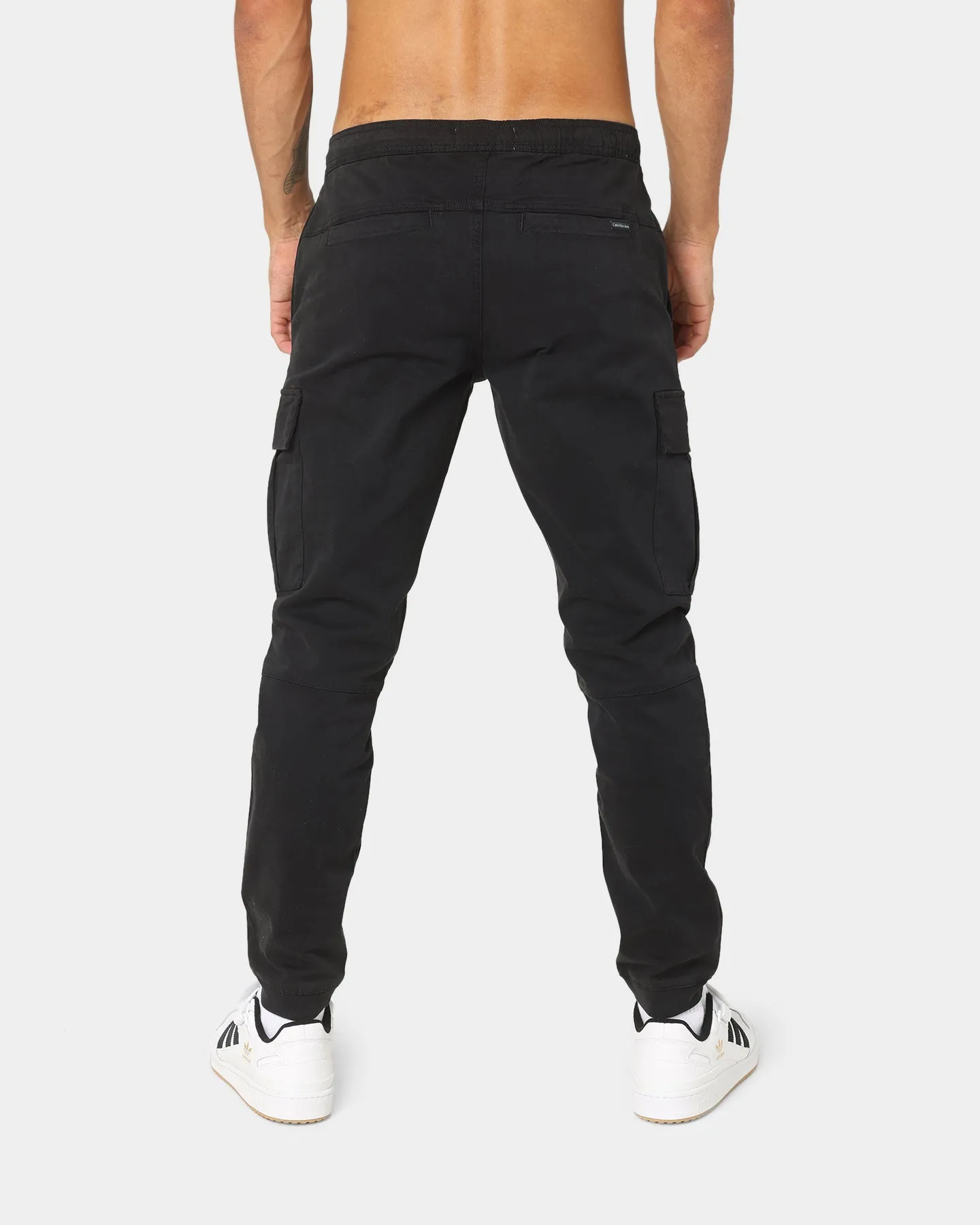 Calvin Klein Skinny Washed Cargo Pants CK Black