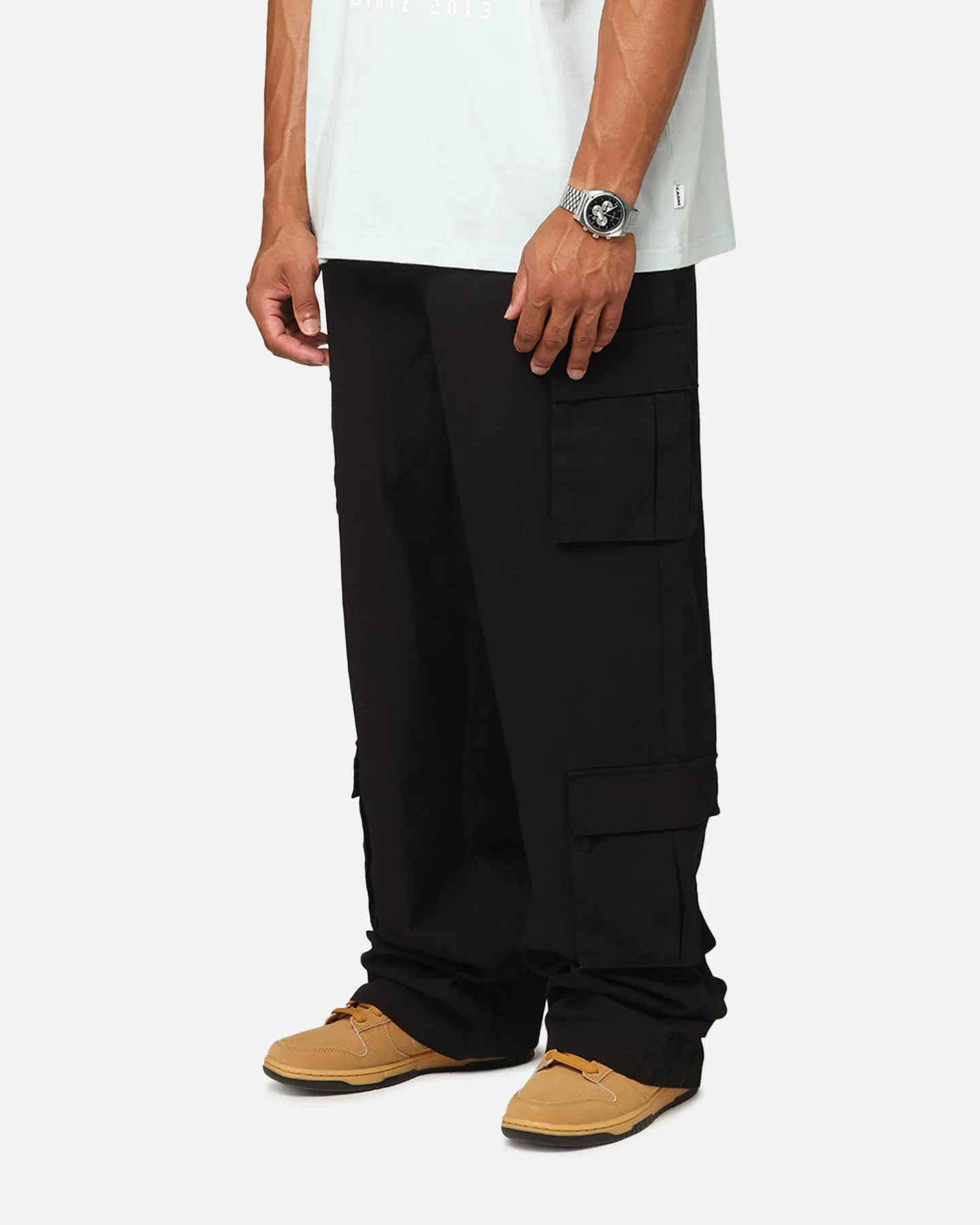 Carre Tactical Baggy Cargo Pants Black