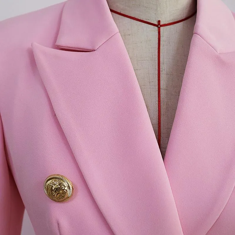 Classic Pink Blazer For Women