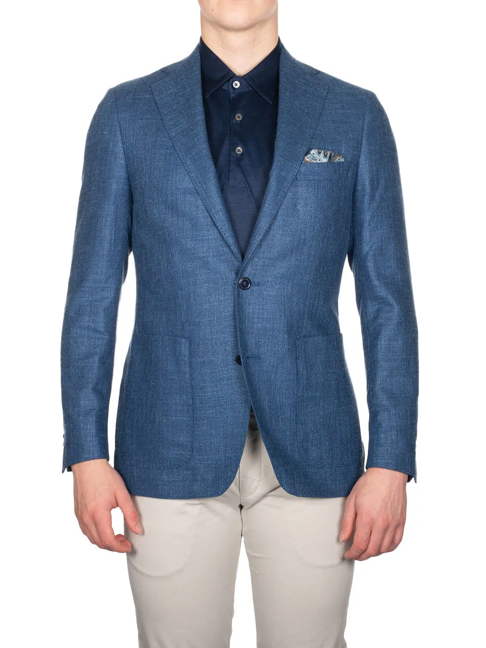 DelFino Half Lined Jacket Blue