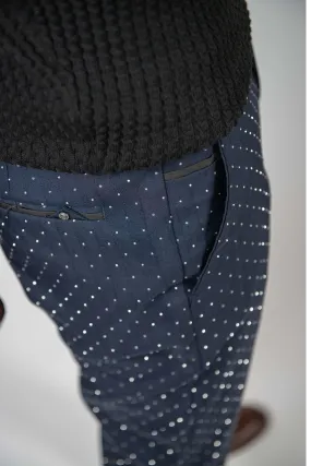 Diamond Pants-Navy