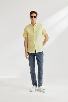 Easy Care Cotton Oxford Casual Shirt in Smart Fit