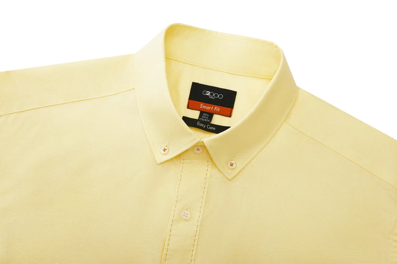 Easy Care Cotton Oxford Casual Shirt in Smart Fit