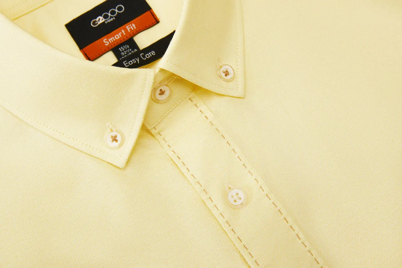 Easy Care Cotton Oxford Casual Shirt in Smart Fit