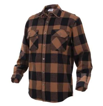 Extra Heavyweight Buffalo Plaid Flannel Shirt