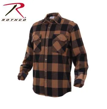 Extra Heavyweight Buffalo Plaid Flannel Shirt