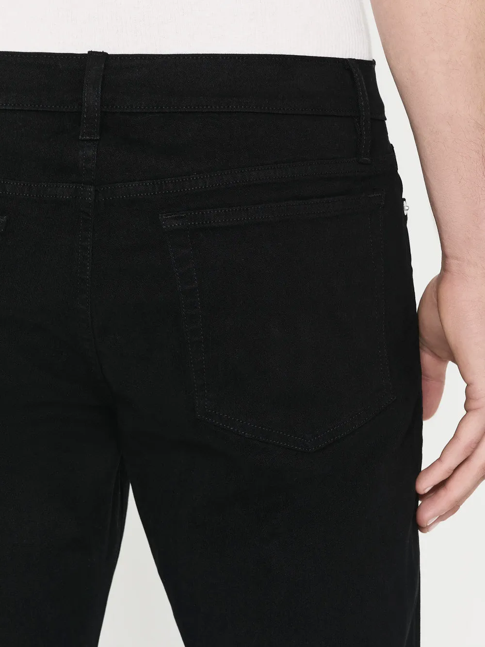 L'Homme Slim Brushed Twill -- Noir