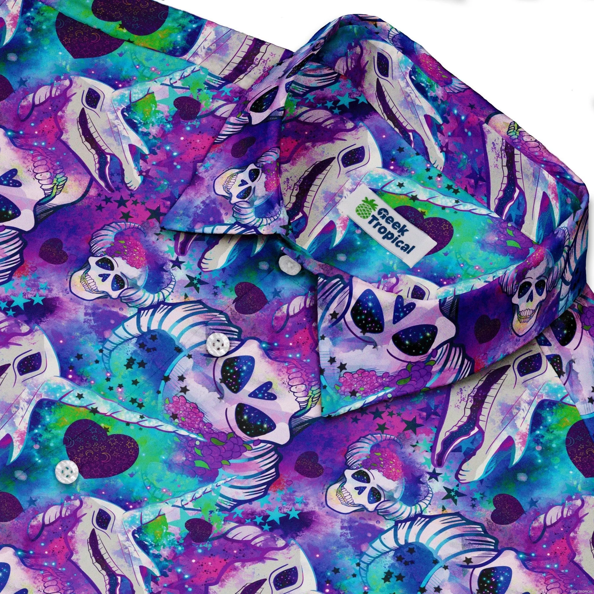 Magical Skulls Button Up Shirt