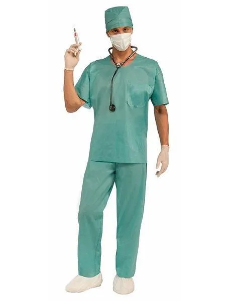 Mens Classic Blue Emergency Room Doctors Costume