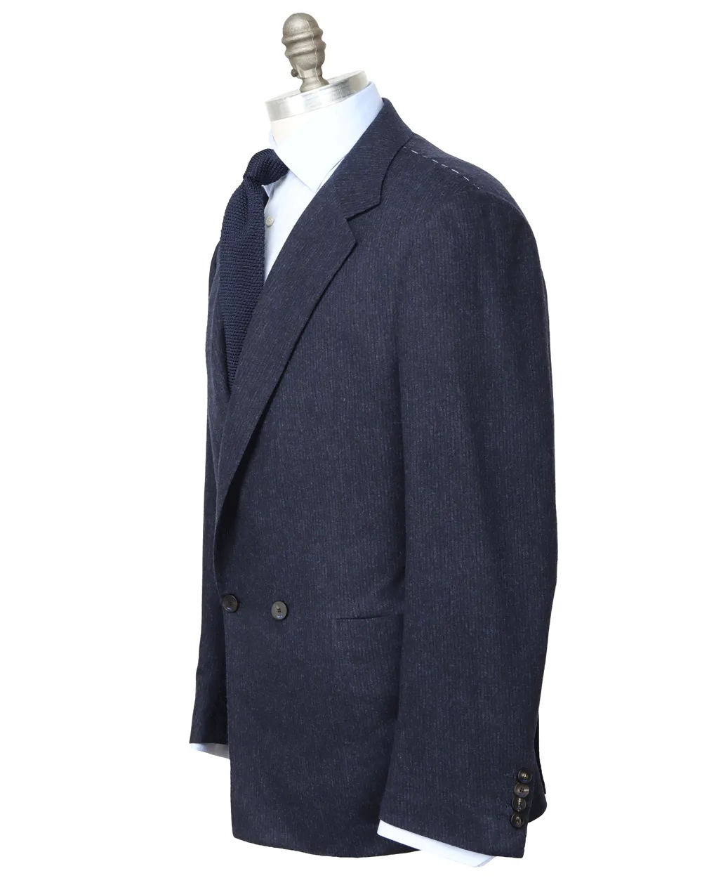 Navy Pinstripe Double Breasted Sportcoat