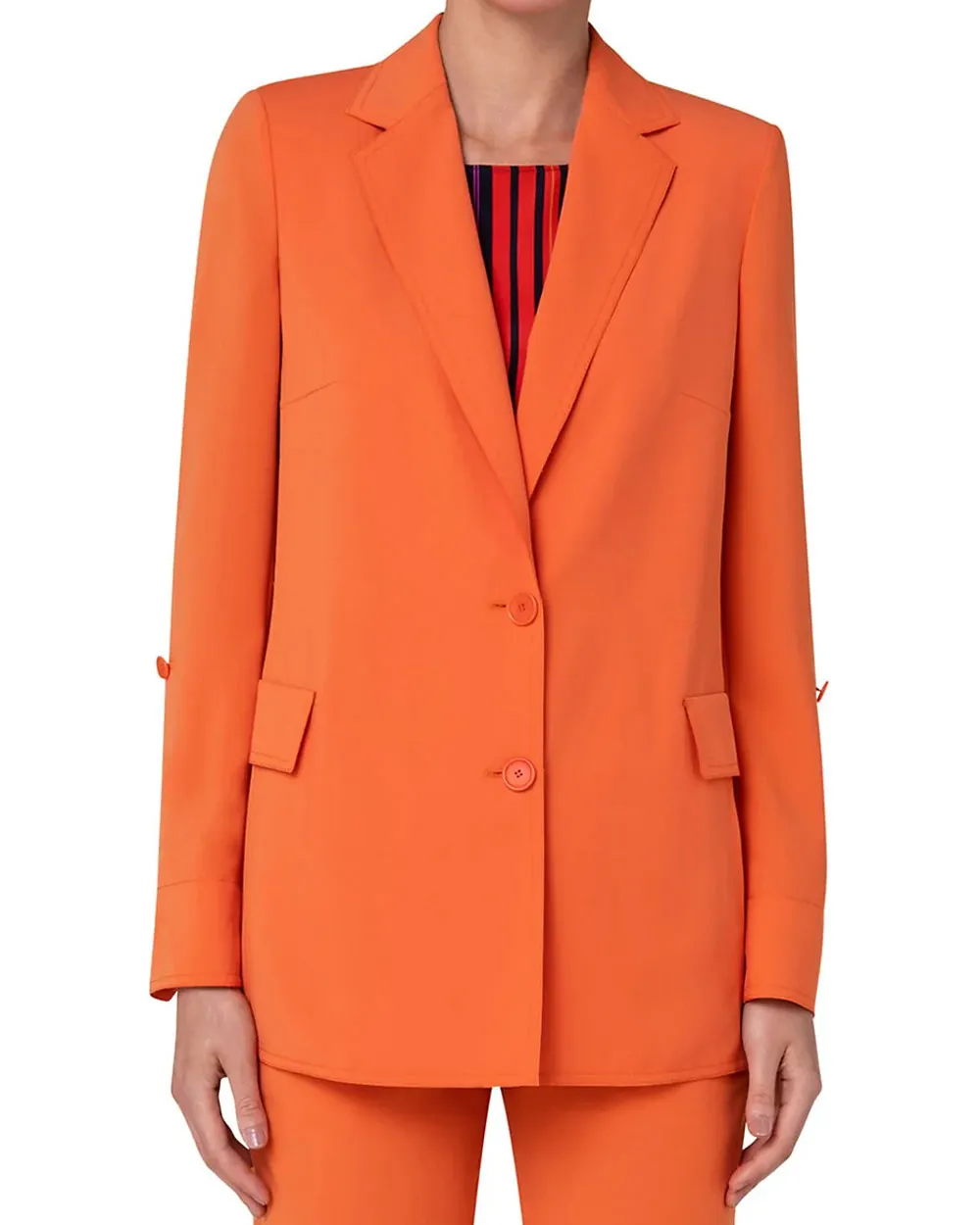 Orange Boyfriend Jacket