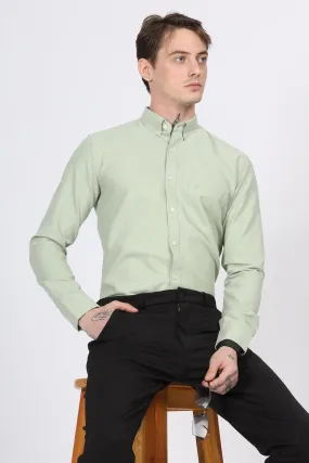 Oxford Green Formal Shirt