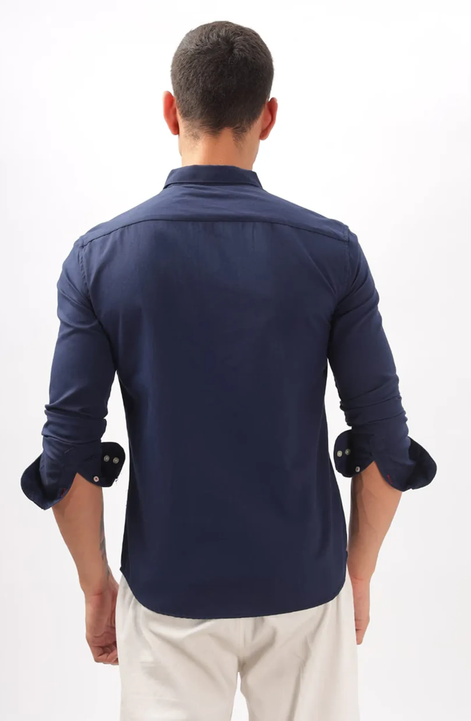 Oxford Navy Formal Shirt