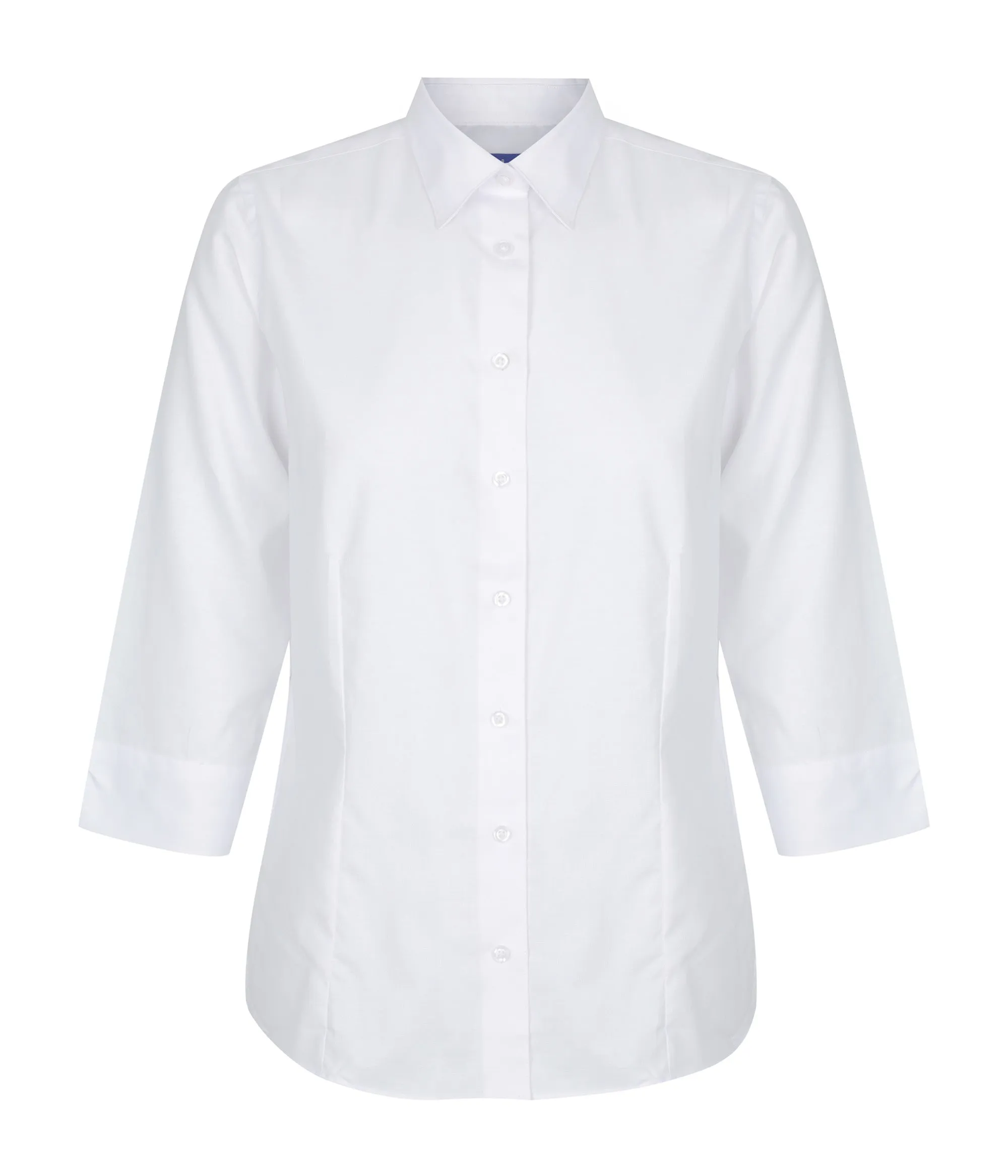 Oxford Weave 3/4 Sleeve Shirt - 1025WL