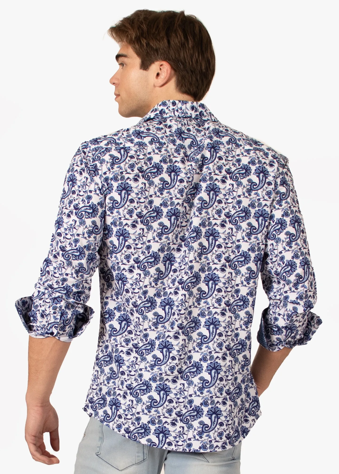 Paisley Long Sleeve Dress Shirt