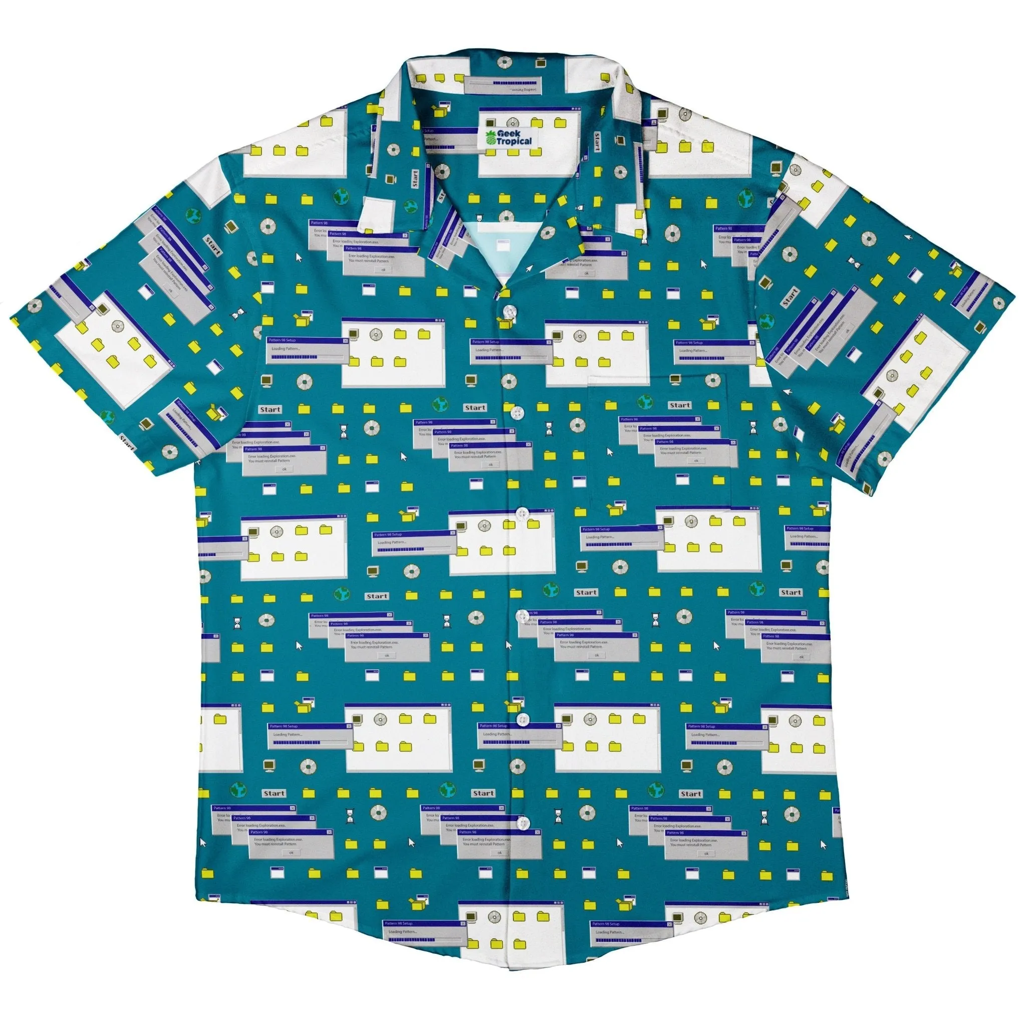 Pattern98 Button Up Shirt