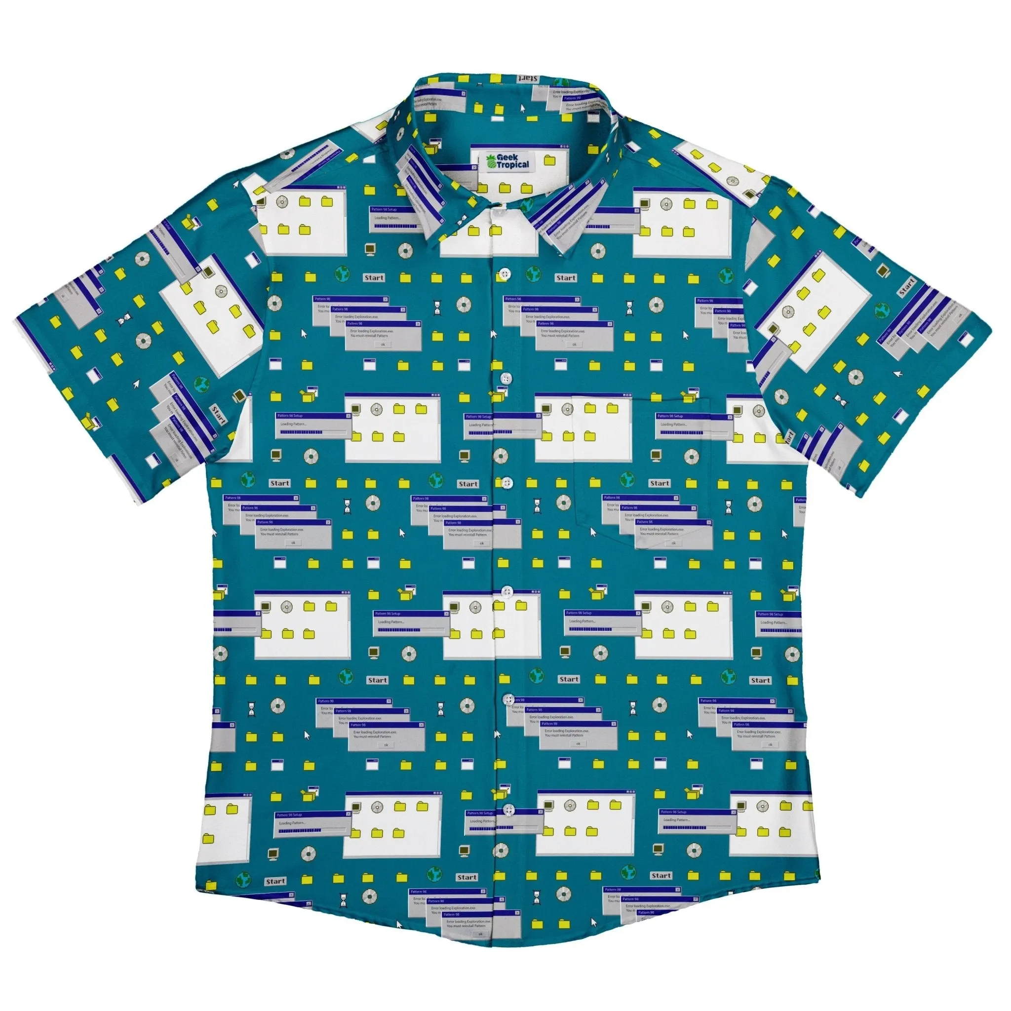 Pattern98 Button Up Shirt