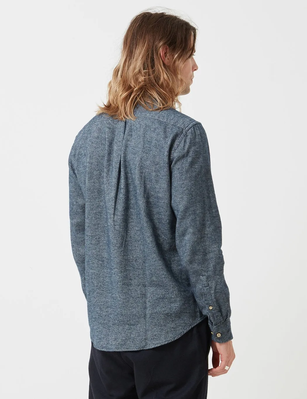 Portuguese Flannel Teca Shirt - Grayed Blue