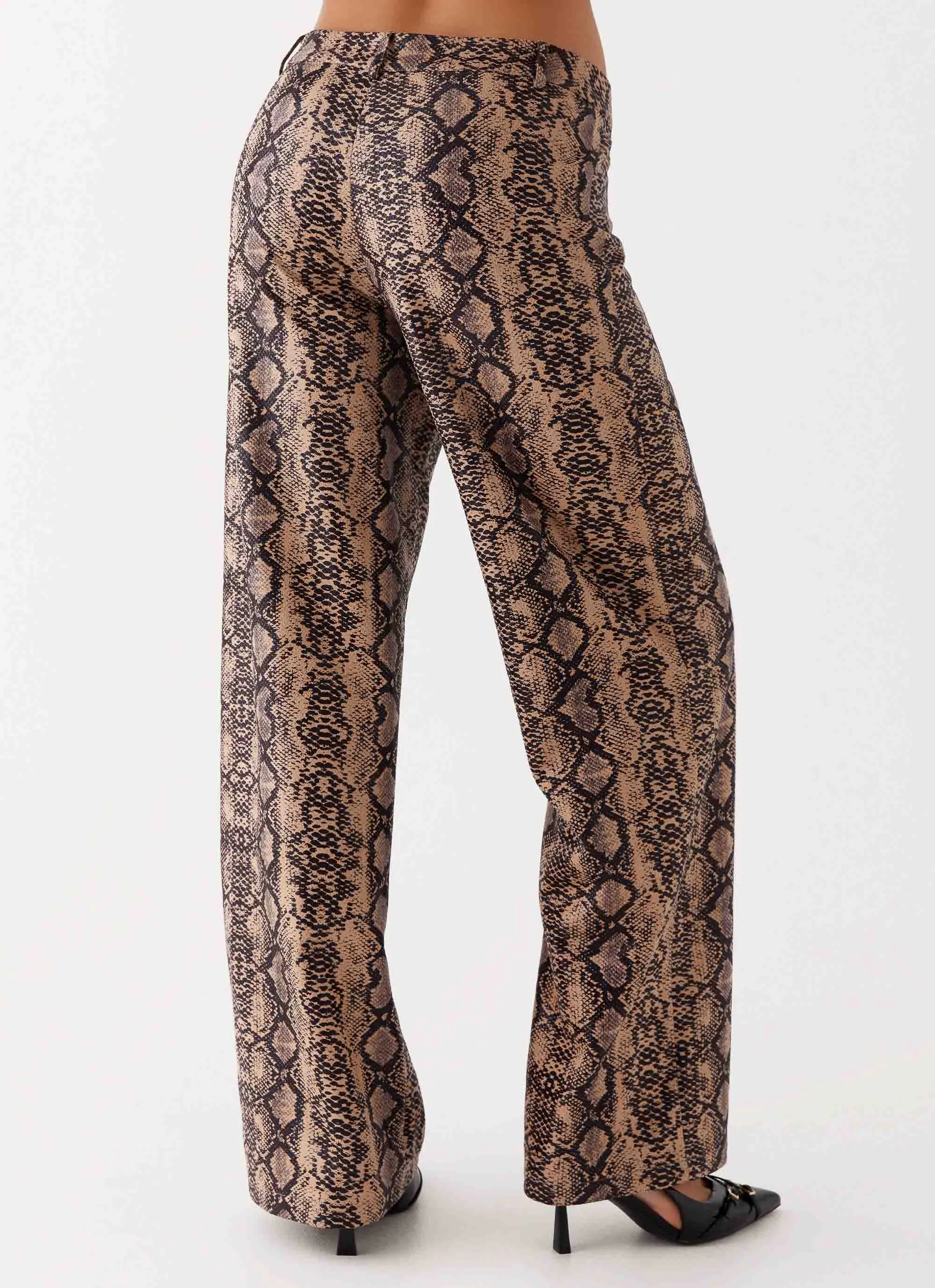 Presley Slim Fit Pants - Snake