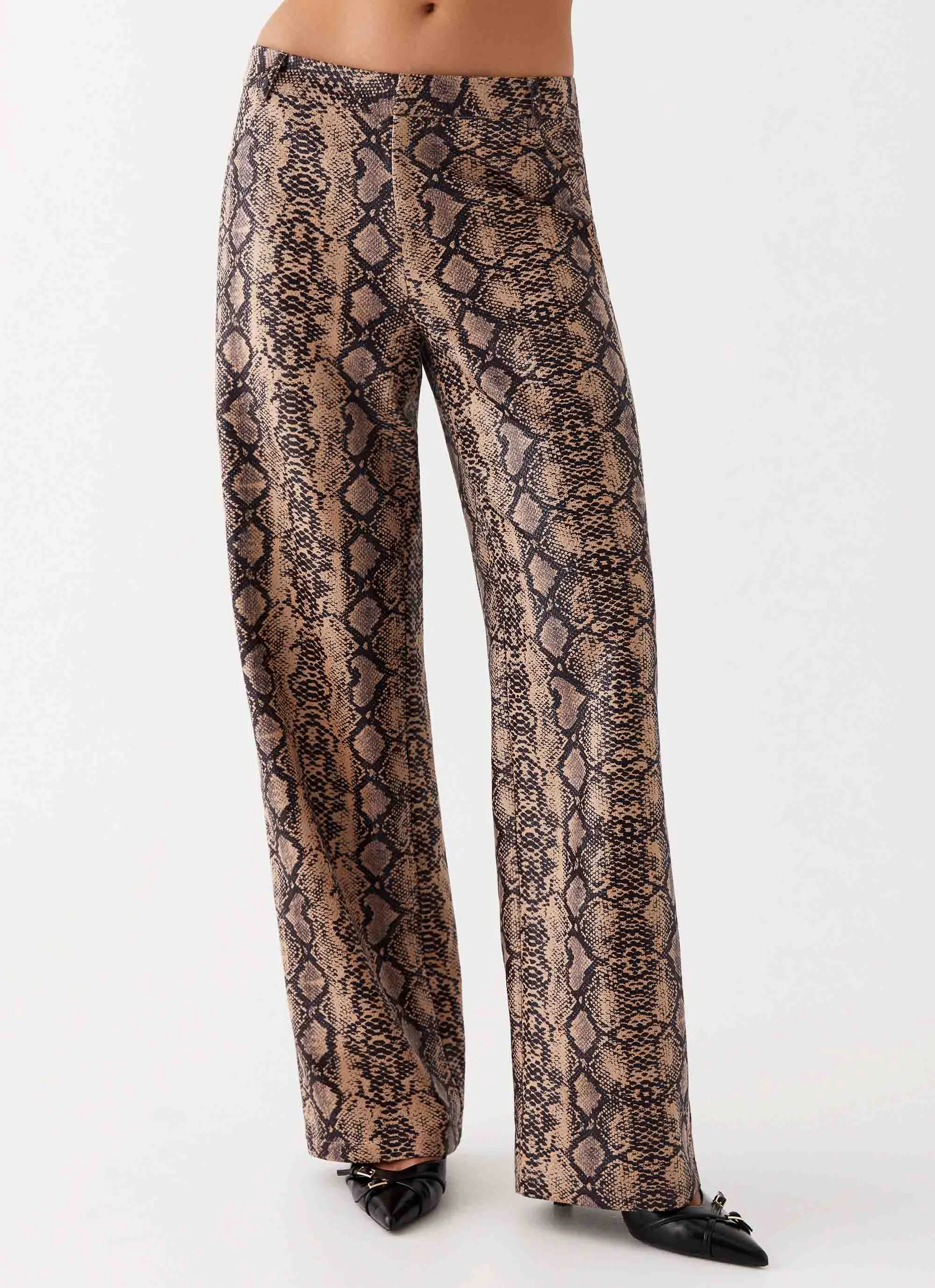 Presley Slim Fit Pants - Snake