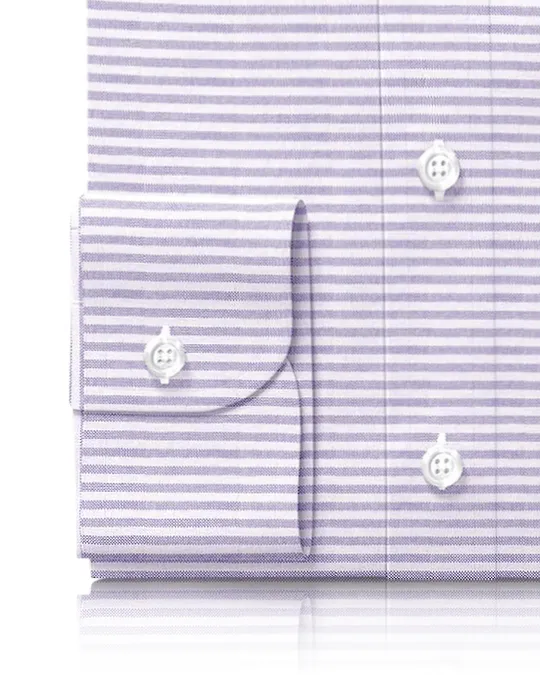 Purple Candy Stripes Oxford