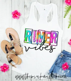 River Vibes Racerback Tank