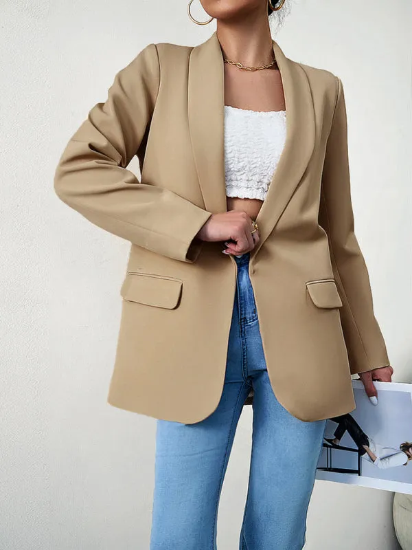 Temperament commuter lapel ladies blazer suit