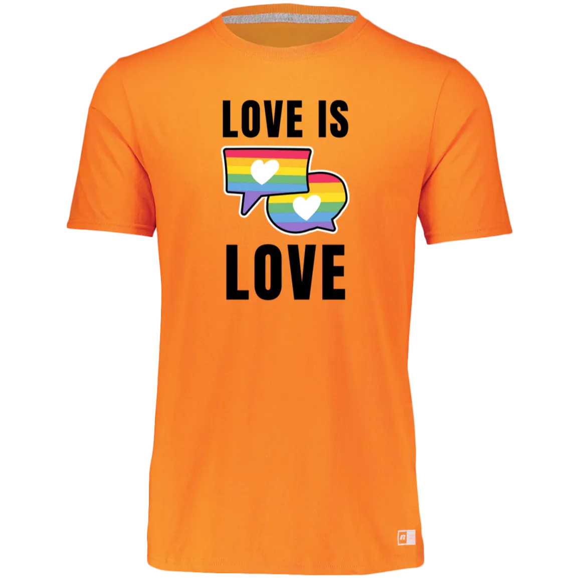 Women's Dri-Power Tee--Love is Love