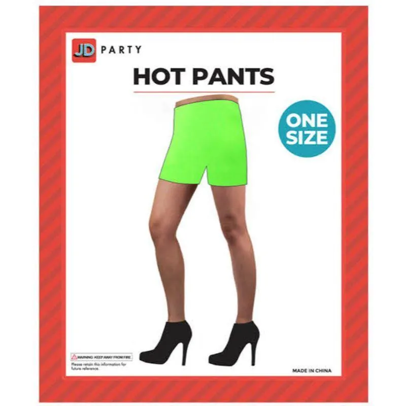 Womens Green Hot Pants