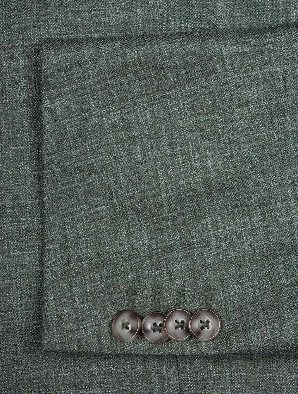 Wool Silk Linen Merano Jacket Green