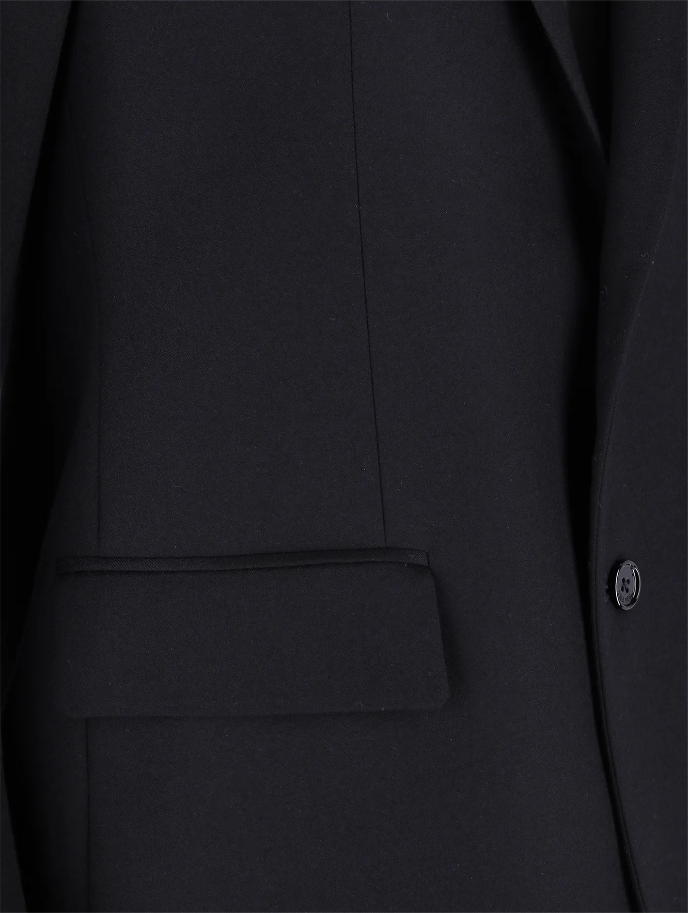 wool single-breasted suit jacket