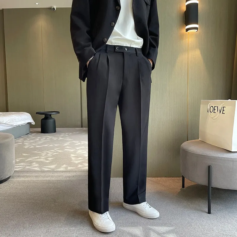 xiangtuibao Male Business Office Dress Suit Jacket Blazers Men Korean Streetwear Fashion Loose Casual Vintage Blazer Coat Suit