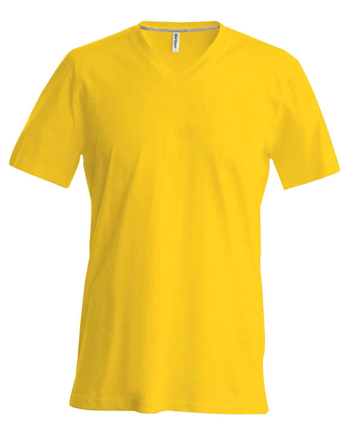 Yellow - Men's short-sleeved V-neck T-shirt